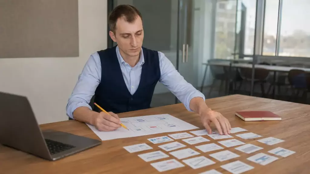Виктор Винокуров проводит SEO-аудит и составляет структуру сайта